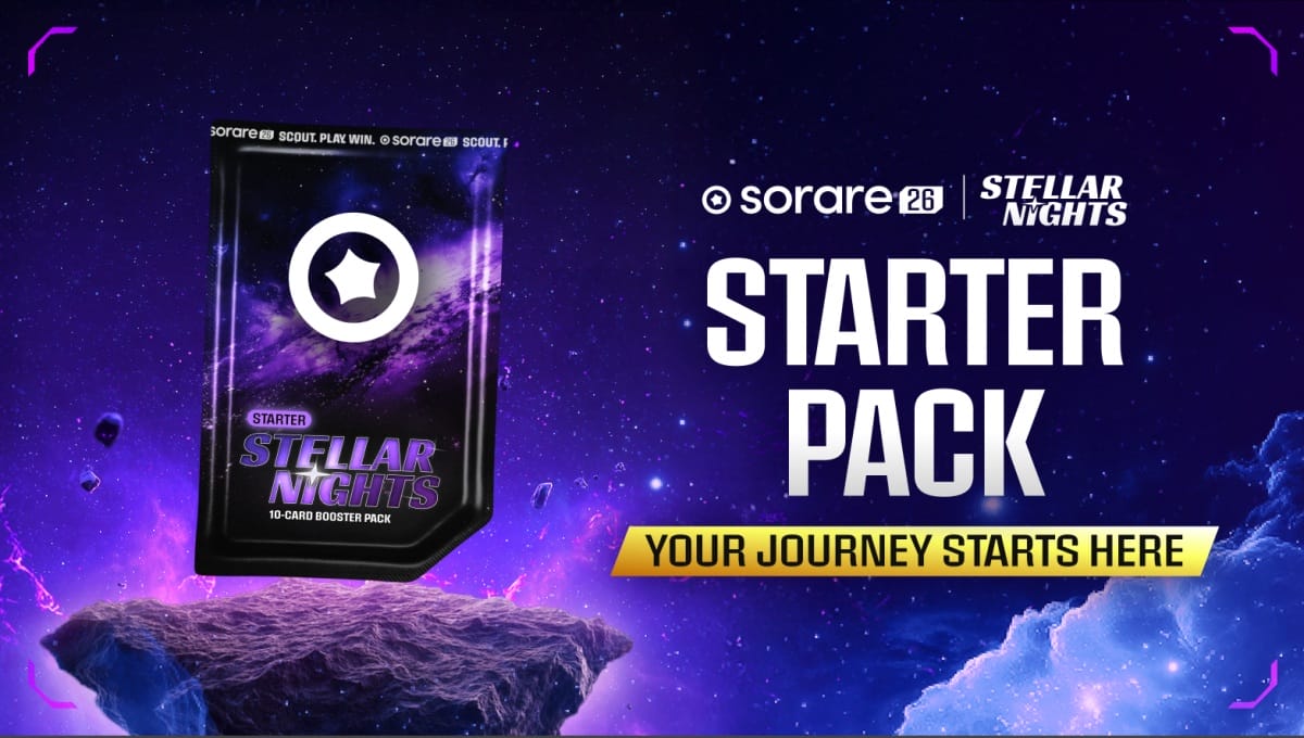 La nouvelle saison Stellar de Sorare propose un Starter Pack très complet.