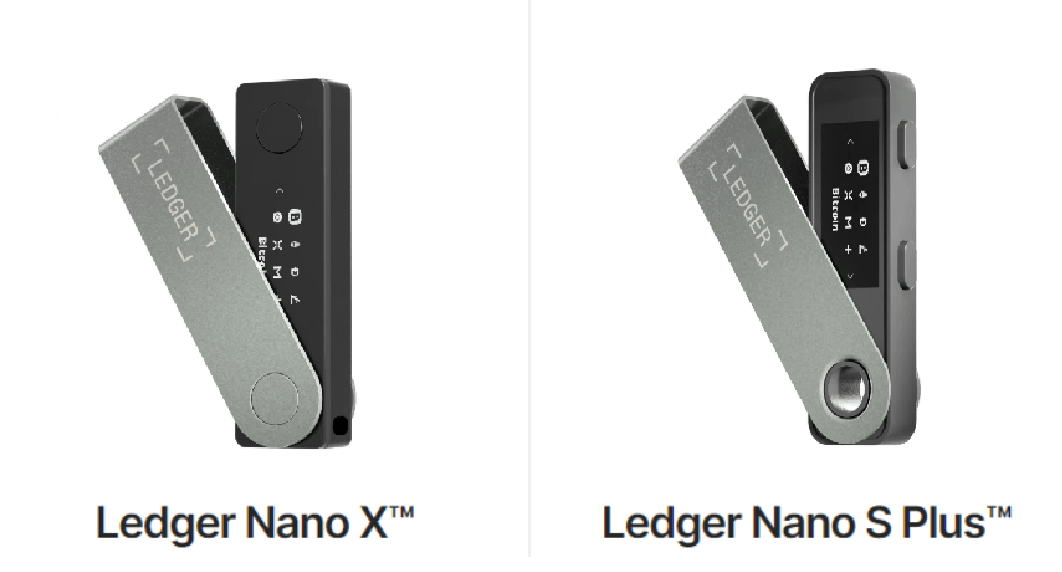 Signers à boutons de Ledger