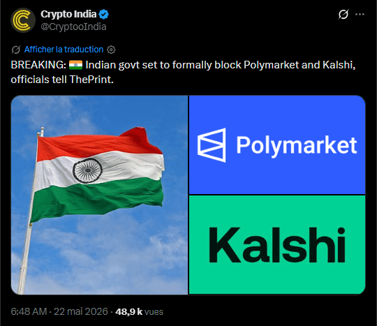L'évolution réglementaire des marchés prédictifs met en évidence des approches divergentes selon les pays, comme le démontrent les récentes décisions prises en Inde et au Japon. Alors que les plateformes comme Polymarket et Kalshi permettent de parier sur la réalisation d'événements futurs, les autorités étatiques adaptent leurs cadres législatifs pour encadrer ou interdire ces pratiques. La période récente montre une polarisation nette entre la fermeture totale d'un côté et des stratégies d'intégration à très long terme de l'autre. L'analyse de ces dynamiques révèle que le statut de ces outils numériques balance constamment entre l'innovation financière et la législation sur les jeux d'argent. Les trajectoires adoptées par les gouvernements indien et japonais illustrent parfaitement cette dualité sectorielle.