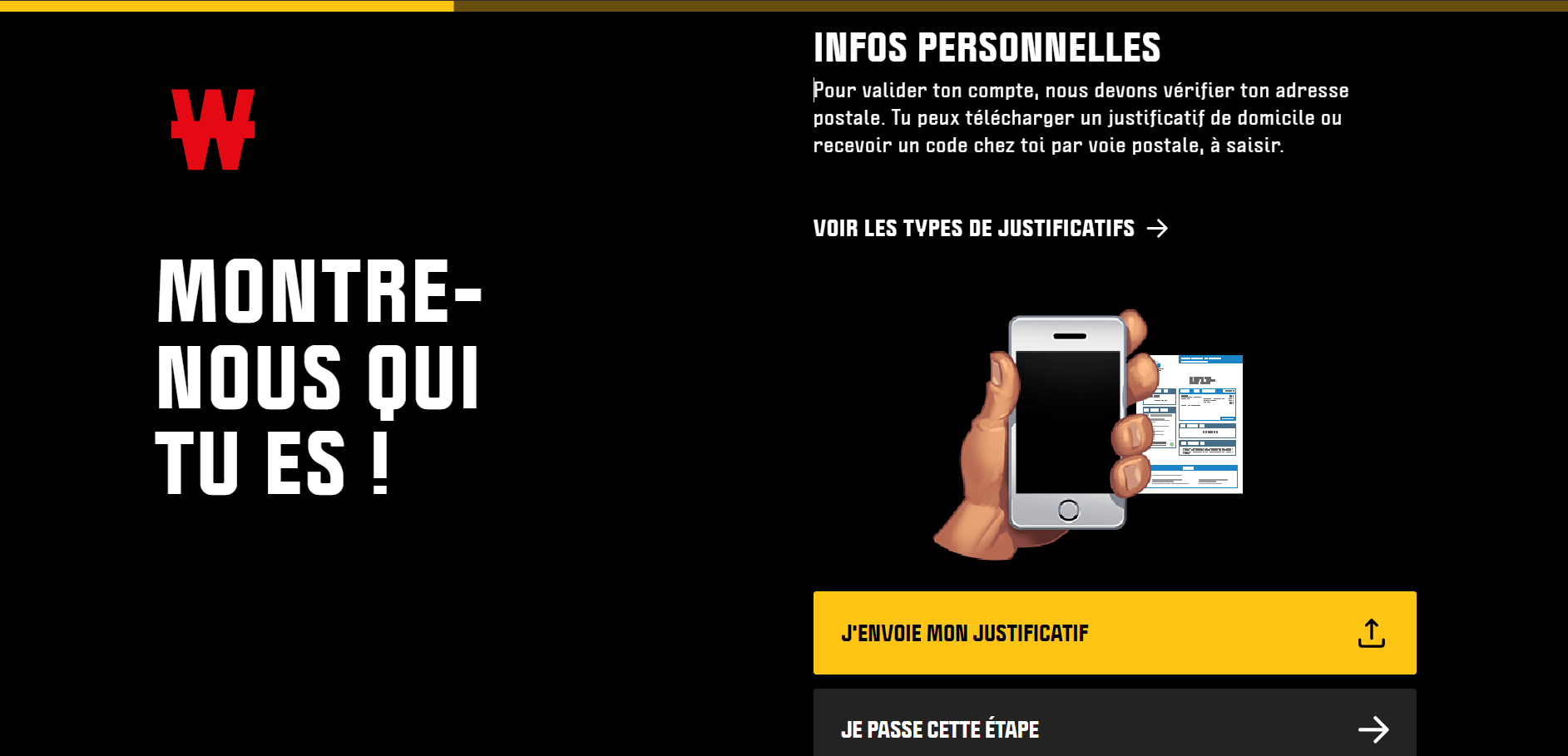 Plusieurs justificatifs sont possibles.