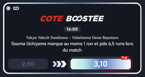 Cotes boostées