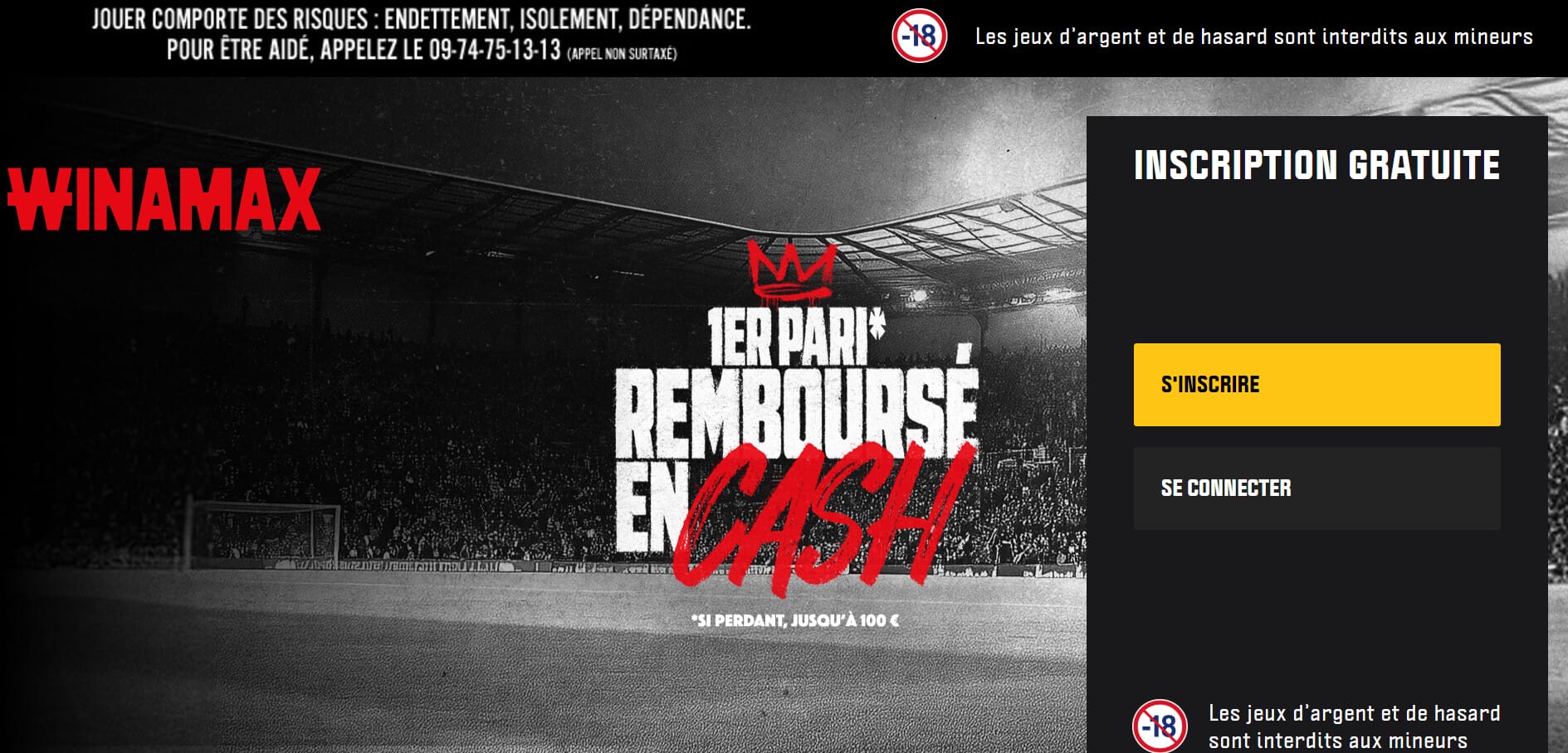 L'inscription sur Winamax ne prend que quelques minutes.